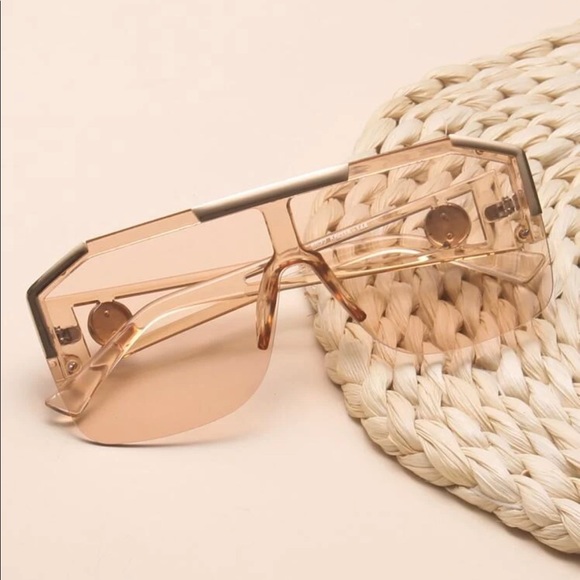 Oversized Rimless sunglasses - Picture 2 of 4